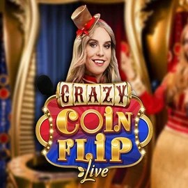 Crazy Coin Flip slot visual from Evolution available on sankracasinoo.ch