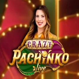 Live Casino logo of Crazy Pachinko from Evolution at Sankra Casino