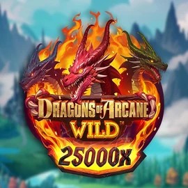 Dragons of Arcane Wild logo by Foxium Sankra Casino