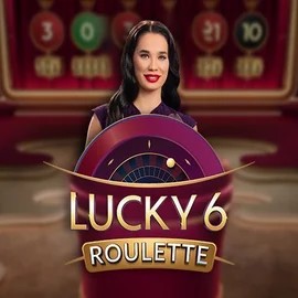 Official Live Casino logo: Lucky 6 Roulette by Pragmatic Play at Sankra Casino
