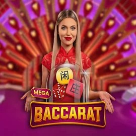 Mega Baccarat casino game by Pragmatic Play – featured logo at Sankra Casino