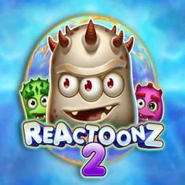 Reactoonz 2 slot logo by Play'n GO at Sankra Casino
